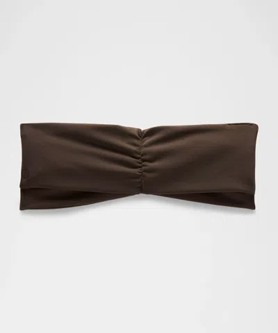 Lululemon Crossover Headband In Brown