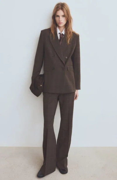 Mango Lyocell Suit Pants In Black