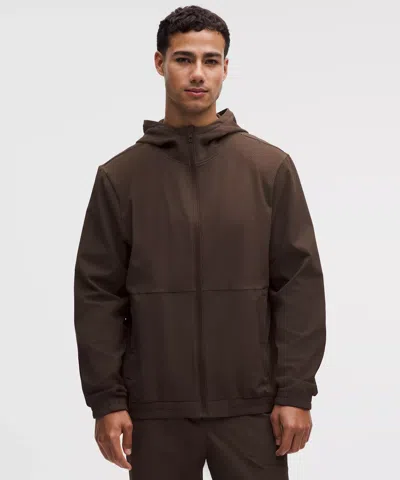 Lululemon Grid Fleece Full-zip Jacket In Sequoia In Brown