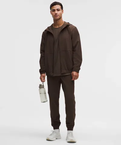 Lululemon Grid Fleece Full-zip Jacket In Sequoia In Brown