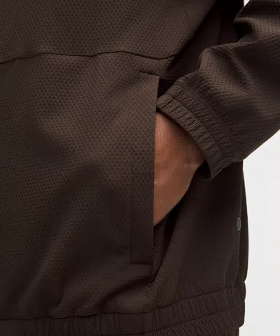 Lululemon Grid Fleece Full-zip Jacket In Sequoia In Brown