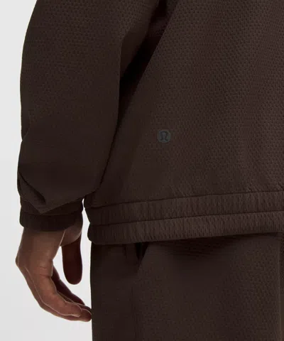 Lululemon Grid Fleece Full-zip Jacket In Sequoia In Brown