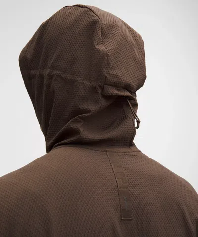 Lululemon Grid Fleece Full-zip Jacket In Sequoia In Brown