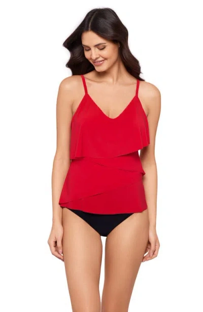 Magicsuit ® Chloe Tankini Top In Red