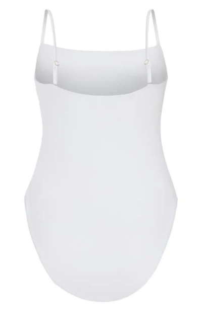 Milly Ringside One-piece Swimsuit In White