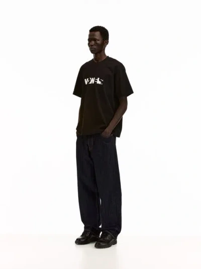 Vowels Overall Tee In Black