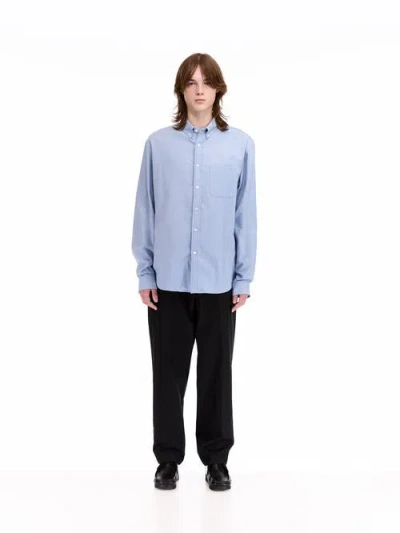 Vowels Cashmere Button Down Shirt In Multi