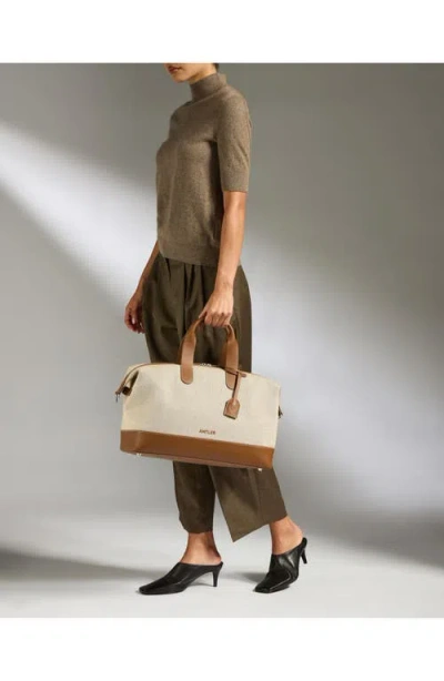 Antler Heritage Expandable Overnight Bag In Brown