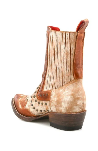 Bed Stu Raise Western Boot In Gold