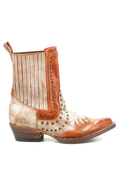Bed Stu Raise Western Boot In Gold