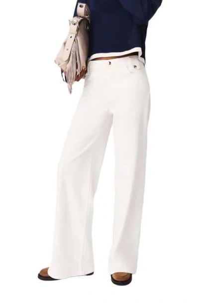 Maje Flared Jeans In White