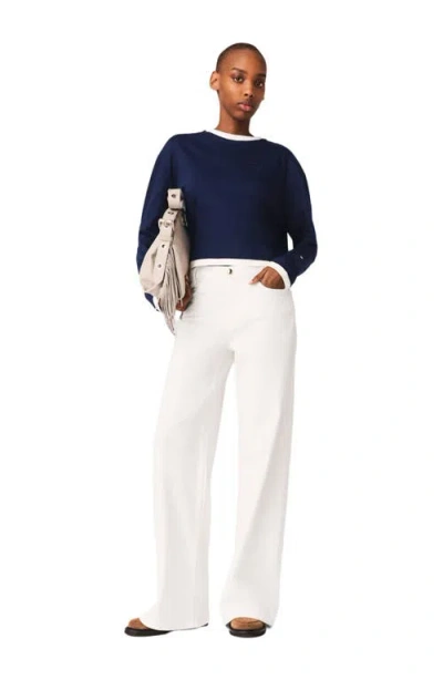 Maje Flared Jeans In White