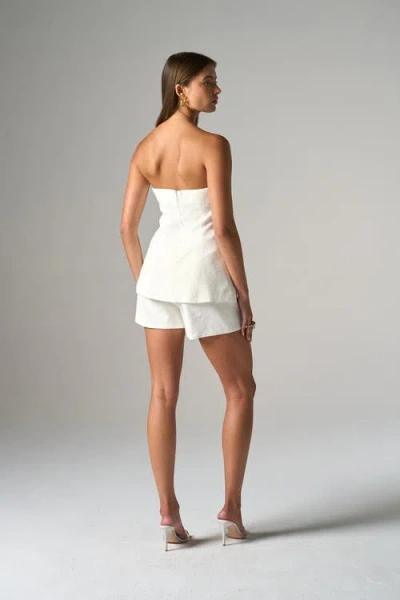 Jbq Alida Short In White
