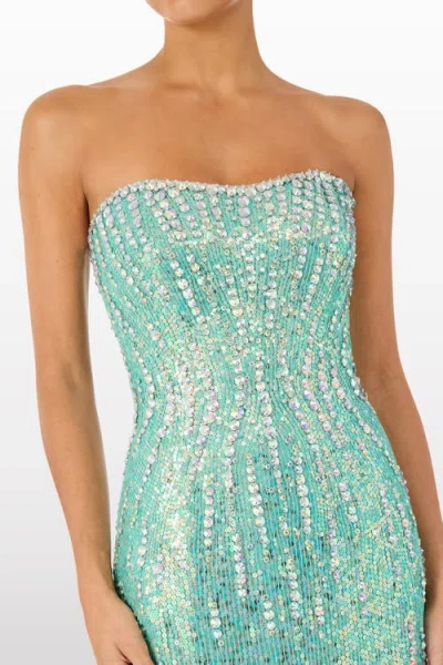 Jenny Packham Saria Mxi Dress In Green