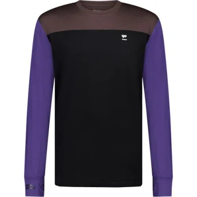Mons Royale Yotei Tech Long-sleeve Top In Black