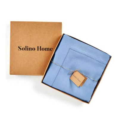 Solino Home Linen Tablecloth In Blue