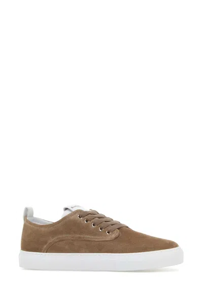 Givenchy Biscuit Suede New City Sneakers In Brown