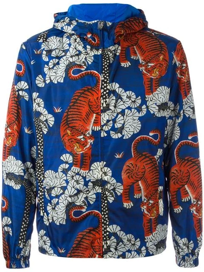 dråbe Slovenien hæk Gucci Bengal Tiger Print Jacket In Multicolour | ModeSens