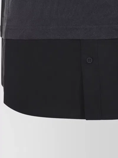 Balenciaga Women Hybrid T-shirt Dress With Sport Icon Logo In Black