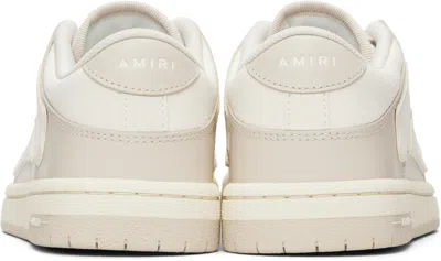 Amiri Skel Bicolor Low-top Sneakers In White