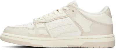 Amiri Skel Bicolor Low-top Sneakers In White