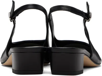 Aeyde Black Celeste Heels In Black