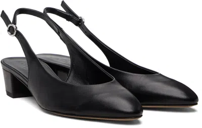 Aeyde Black Celeste Heels In Black