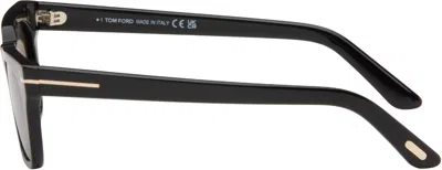 Tom Ford Penn-02 Rectangle-frame Sunglasses In Black