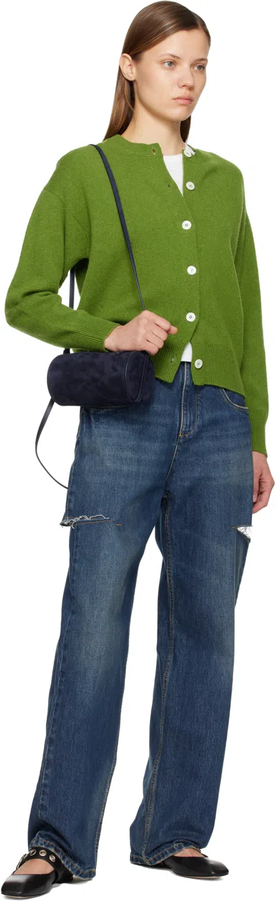 Aeyde Uma Eyelet-embellished Leather Mary Jane Ballet Flats In Black