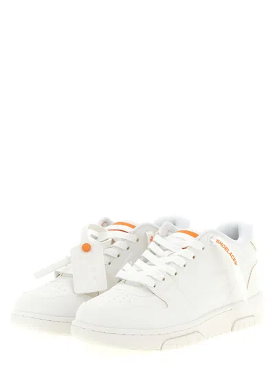Off-white Out Of Office Molded Sneakers Orange In White