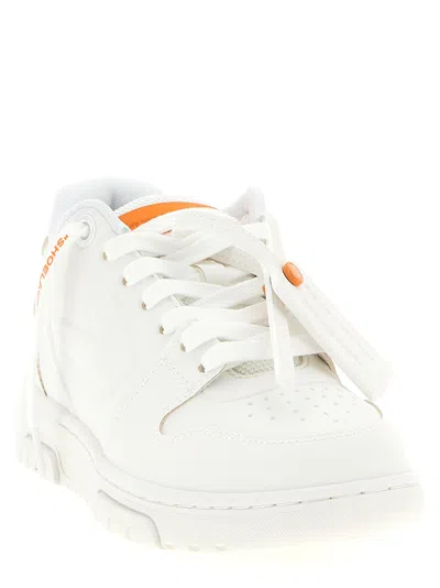 Off-white Out Of Office Molded Sneakers Orange In White