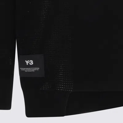 Y-3 Sweaters Black/chalk White In Black