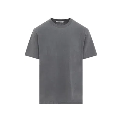 Our Legacy Mens Worn Black Boxy Short-sleeve Cotton-jersey T-shirt In Gray