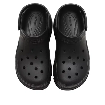 Crocs Black Bubble Crush Clogs In Black