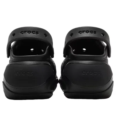 Crocs Black Bubble Crush Clogs In Black