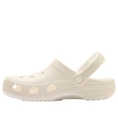 Crocs Classic Glitter Clog In Neutral