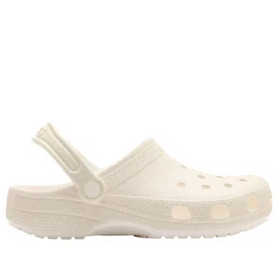 Crocs Classic Glitter Clog In Neutral