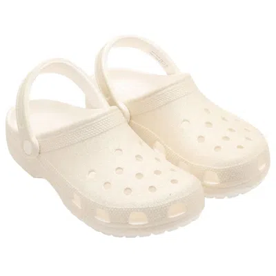 Crocs Classic Glitter Clog In Neutral