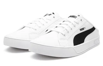 Puma Smash Vulc Mule White/black