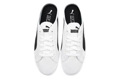 Puma Smash Vulc Mule White/black