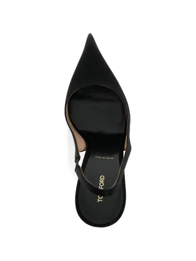 Tom Ford 120mm Sling Back Pumps In Black
