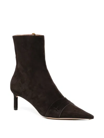 Tom Ford Pointed Toe Boots In Brown