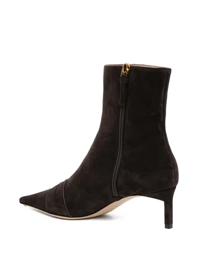 Tom Ford Pointed Toe Boots In Brown
