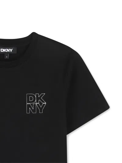 Dkny Logo T-shirt In Black