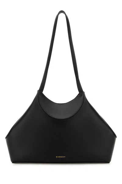 Givenchy Facet Cabas Small Shoulder Bag In Grain Leather In Black