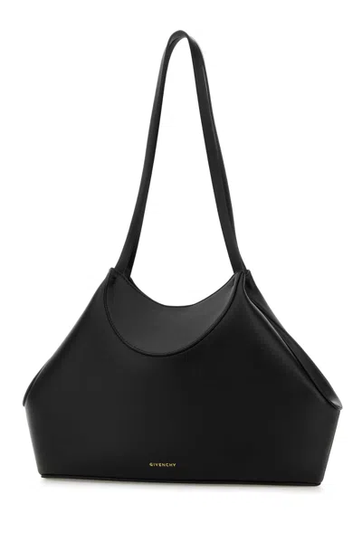 Givenchy Facet Cabas Small Shoulder Bag In Grain Leather In Black