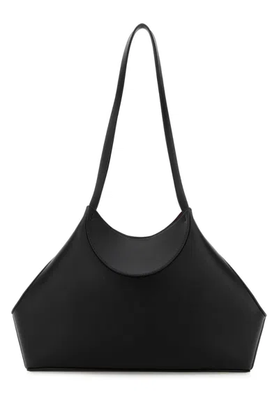 Givenchy Facet Cabas Small Shoulder Bag In Grain Leather In Black