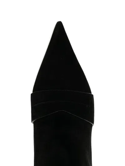 Tom Ford 100mm Pointed Toe Boots In Black