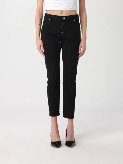 DSQUARED2 牛仔裤 女士 颜色 黑色