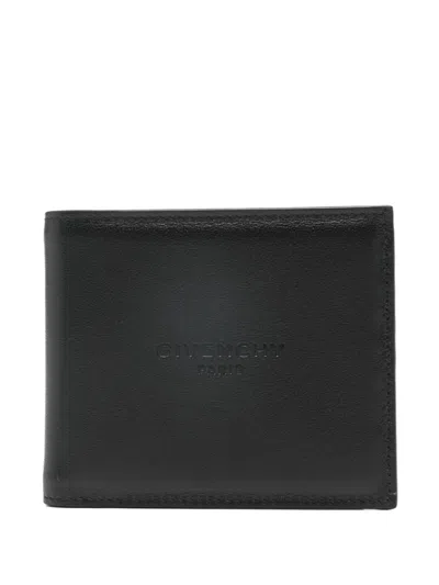 Givenchy Leather Bifold Wallet In Black